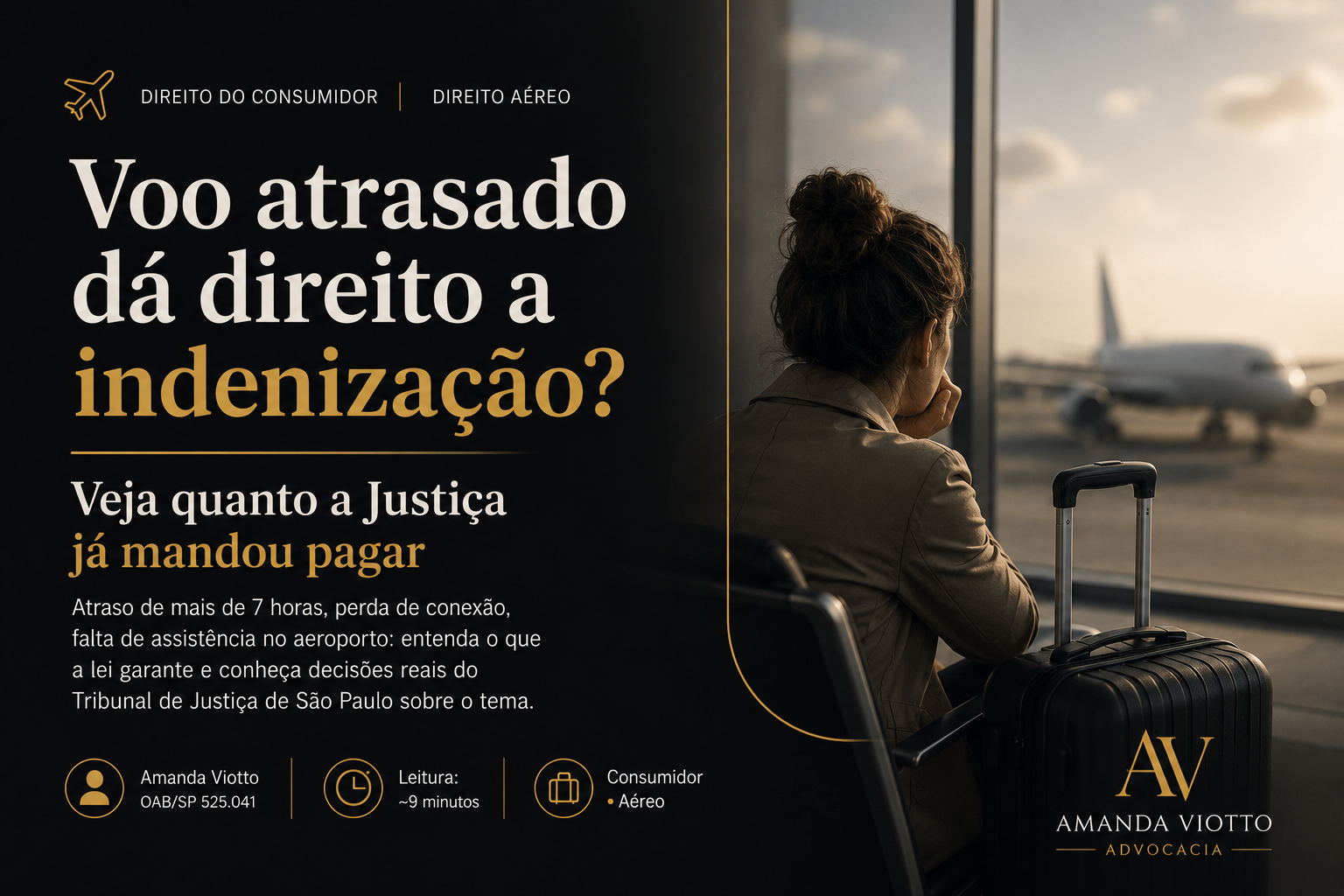 Voo atrasado dá direito a indenização?